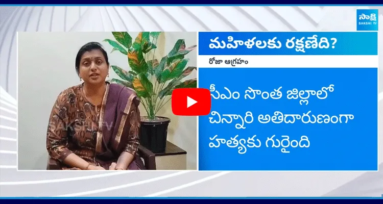 RK Roja Serious On Chandrababu And Pawan Kalyan