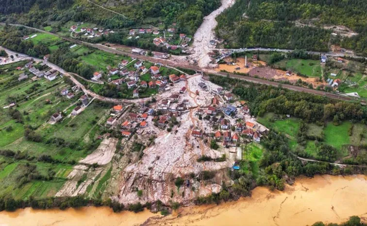 Flash floods and landslides in Bosnia several deceased