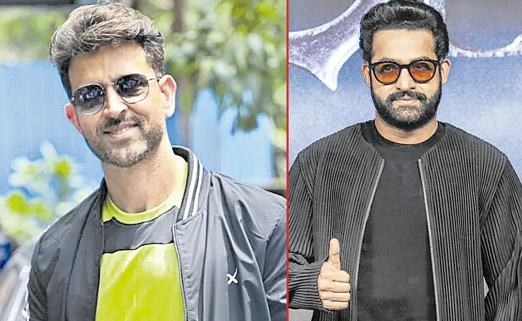 Jr NTR and Hrithik Roshan dance off in War 2: Bollywood