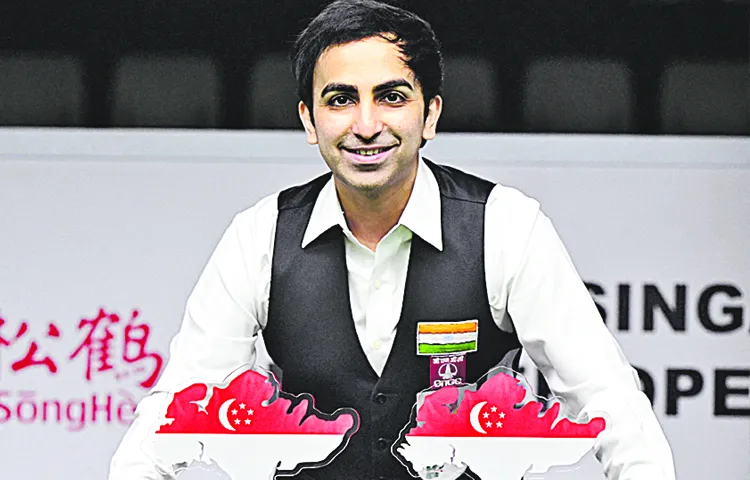 Pankaj Advani is the winner of Singapore Open snooker tournament