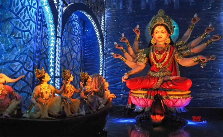 Durga Puja Pandal Theme of Metro in Kolkata