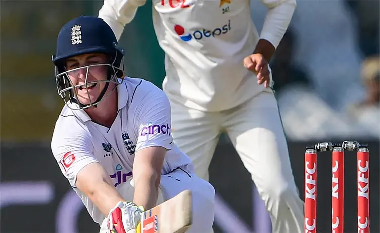 PAK VS ENG 1st Test: Harry Brook Survive After Bails Fall To Dislodge After Hitting The Stumps