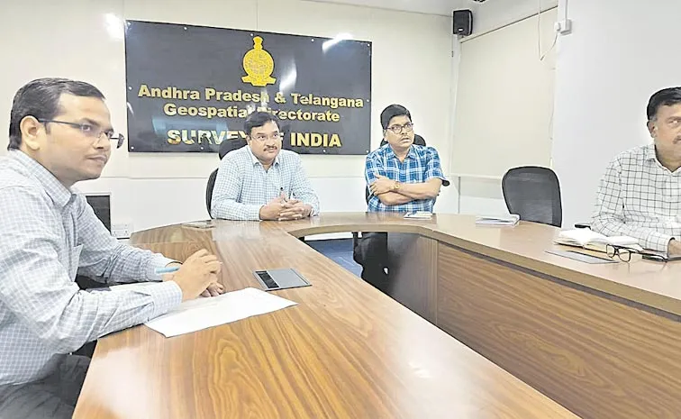 Meeting with Survey of India Officers: AV Ranganath