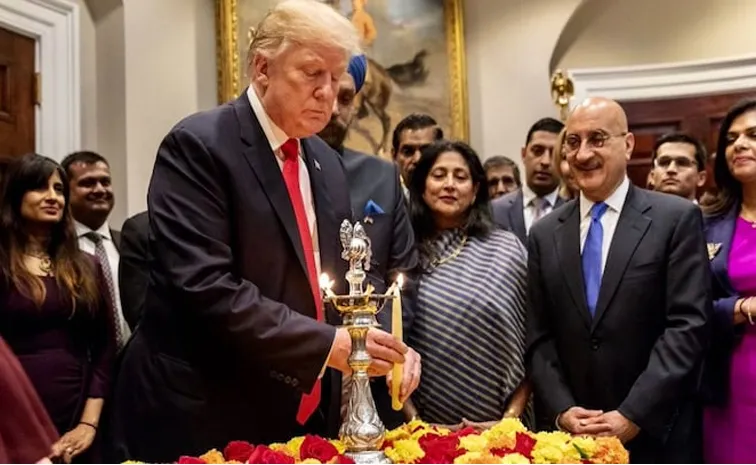 Trump Message To Hindus In World 