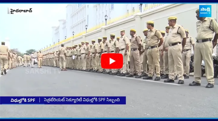 SPF Police Taken Charge For Security Of Telangana Secretariat 