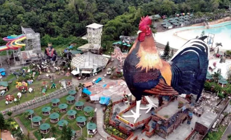 The biggest chicken-shaped building in the world is in Philippines