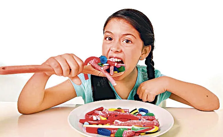 Sugar in food for children: Andhra pradesh