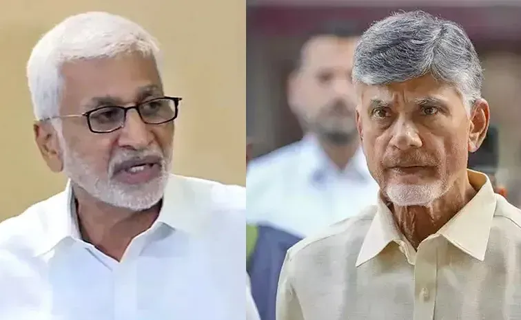 YSRCP MP Vijaya Sai Reddy Serious Comments On CM CBN