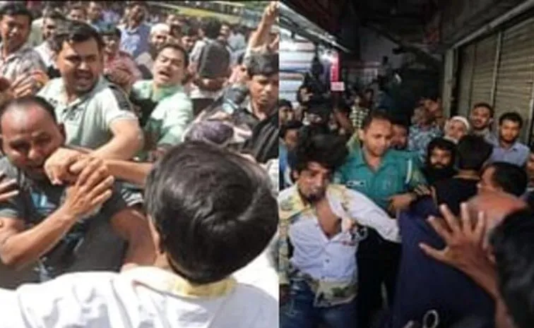 Violence Outside Sheikh Hasina Party Office in dhaka After AL Rally Call