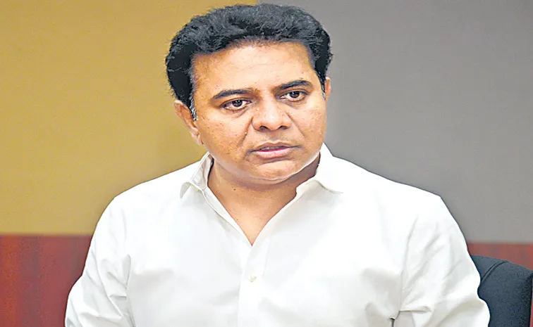 BRS Leader KTR Says CM Revanth massive corruption in amrit tenders