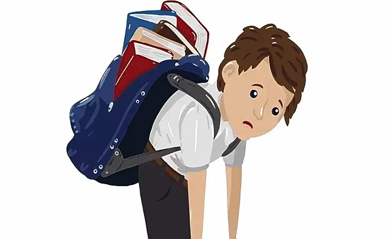   school bag weigh has been danger for kids experts concerns on Policy failure 