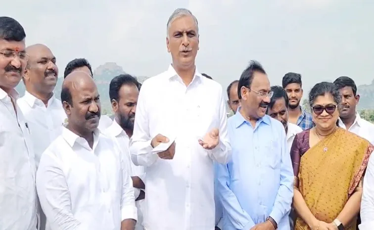 Brs Leader Harishrao Slams Revanthreddy Government On Farmers Issue