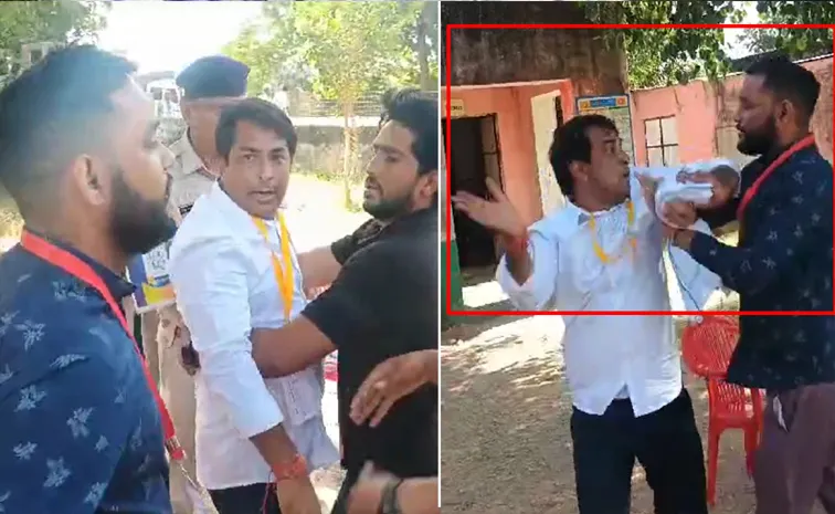 Ex Congress leader Naresh Meena slaps SDM outside polling booth in Rajasthan