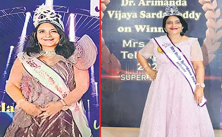 Classic Mrs India Asia International Pageant 2024 Hyderabad Woman 