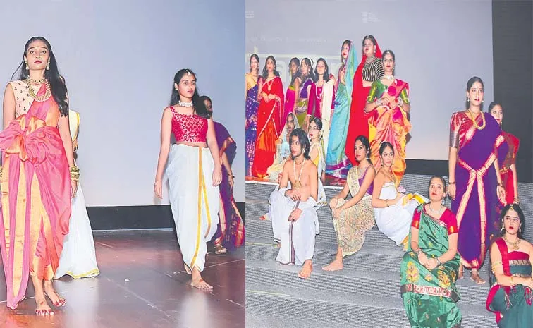 Indian Tradition Fashion Walk At FDDI Auditorium Raidurgam Telangana