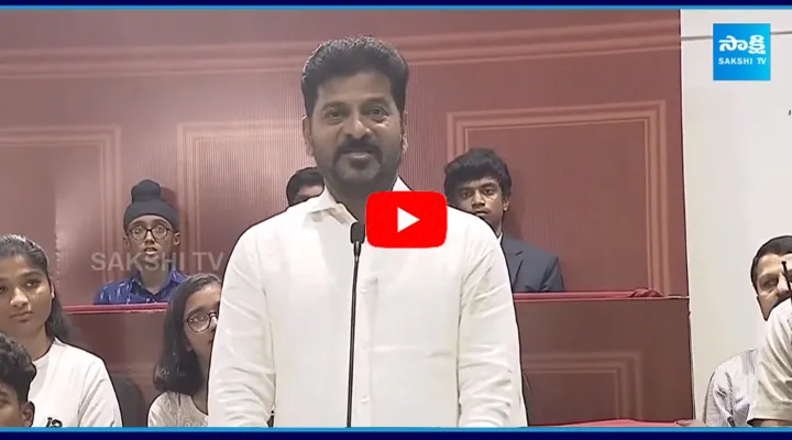 CM Revanth Reddy Mock Assembly with Children 