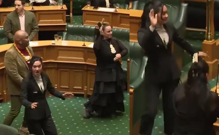 New Zealand MP Hana Rawhiti Rips Up Copy Of Bill In Parliament