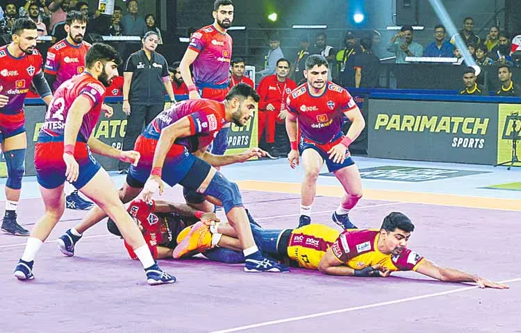 Telugu Titans were defeated by UP Yodhas team in Pro Kabaddi League