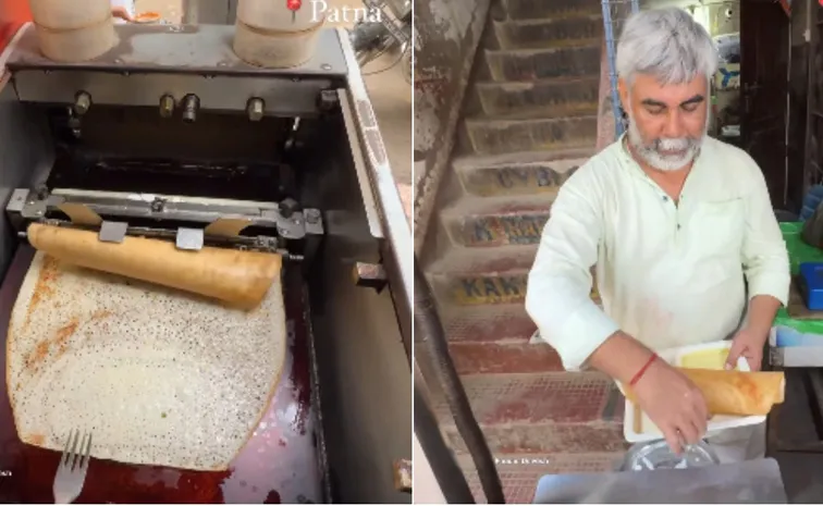 Patna vendor dosa printing machine, Anand Mahindra shares viral video