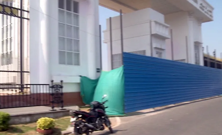 Removal Of Telangana Secretariat Bahubali Gate