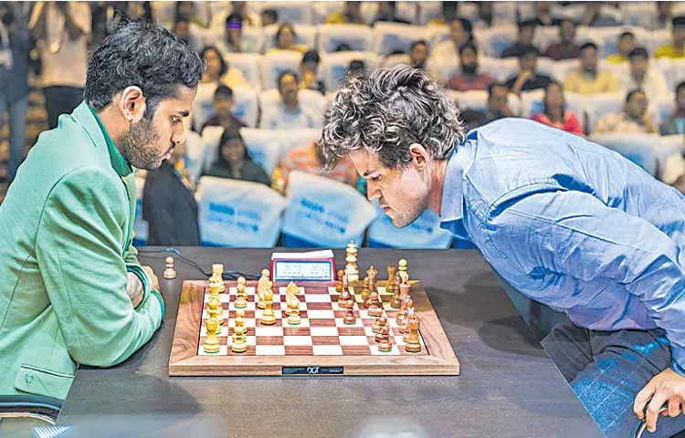 Arjun won against Magnus Carlsen