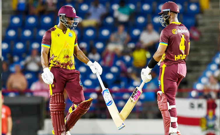 WI vs Eng 4th T20: Lewis Hope 50s West Indies Chase 219 Beat England