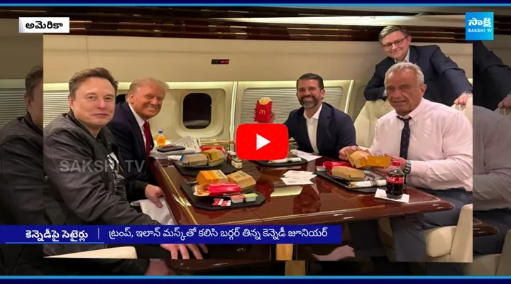 RF Kennedy Jr Who Called Fast Food Poison Pose With Burger With Trump