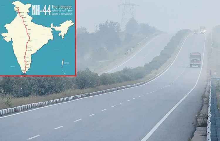 NH 44 is the longest road in the country