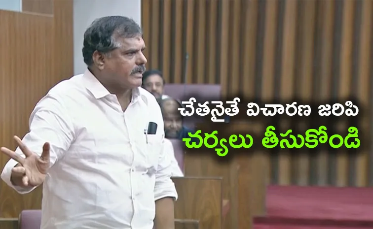 Ap Assembly: YSRCP Objects Peddireddy Name In Madanapalle Files Incident