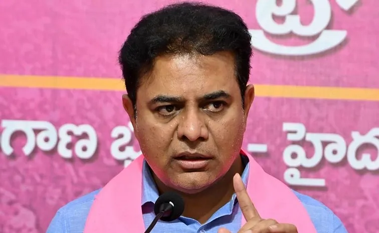 ktr slams on congress govt over police act in telangana