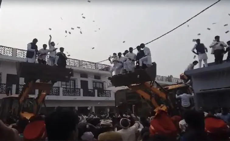 Video: Guests Shower Rs 20 Lakh Cash At UP Wedding Procession