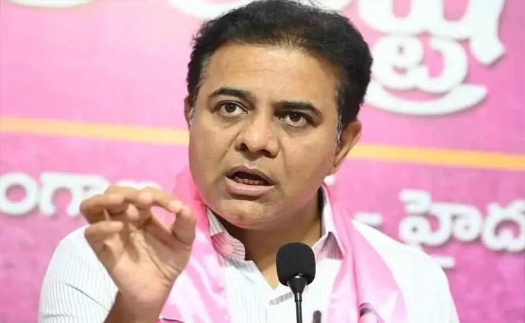 KTR Tweet On Himachal Bhavan Attach, Telangana Congress Govt 