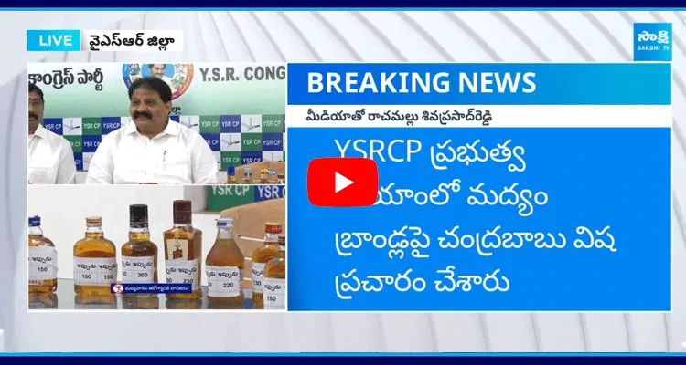 Rachamallu Siva Prasad Reddy Fires On Chandrababu Over Liquor Brands