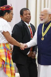 PM Modi honoured with Dominica top civilian award5