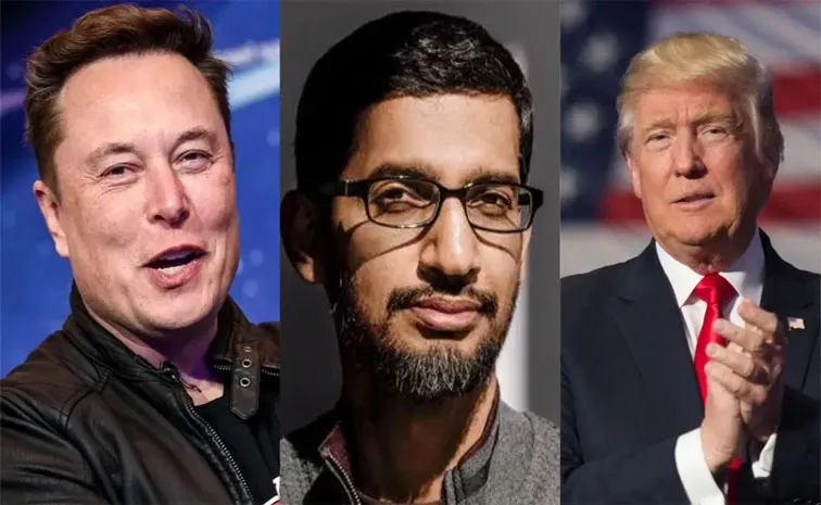 Google CEO Sundar Pichai Dials Donald Trump Elon Musk Joins The Call