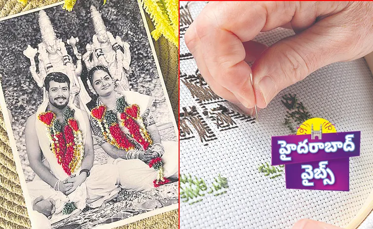 Sakshi Hyderabad Vibes: Handmade Customized Embroidery Photos