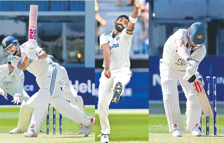 India in position to take huge lead in first Test of Border Gavaskar Trophy