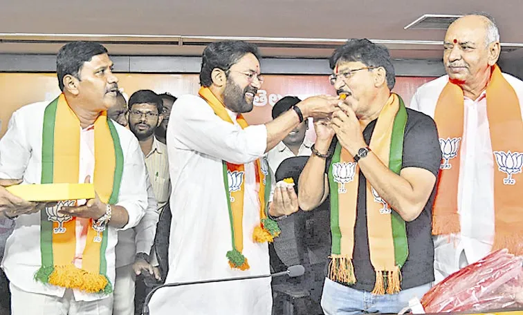 Kishan Reddy fires on Congress leaders over EVM tampering