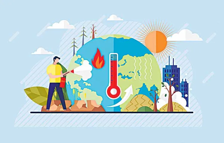 Rapid action on climate change in the country