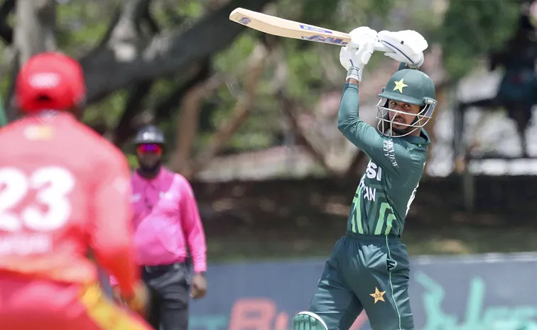 Saim Ayub's Maiden Century Leads PAKs 10-Wicket Win Over ZIM