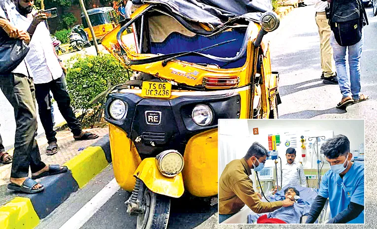 Six engineering students injured to Auto driver negligence 