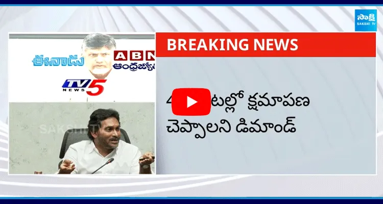 YS Jagan Serious On Yellow Media Fake News