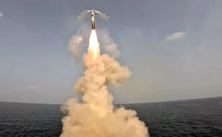 Indian Navy successfully tested K-4 ballistic missile From INS Arighaat submarine