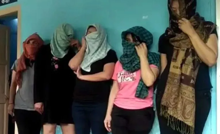 Task Force Police Arrested Prostitutes In khairatabad