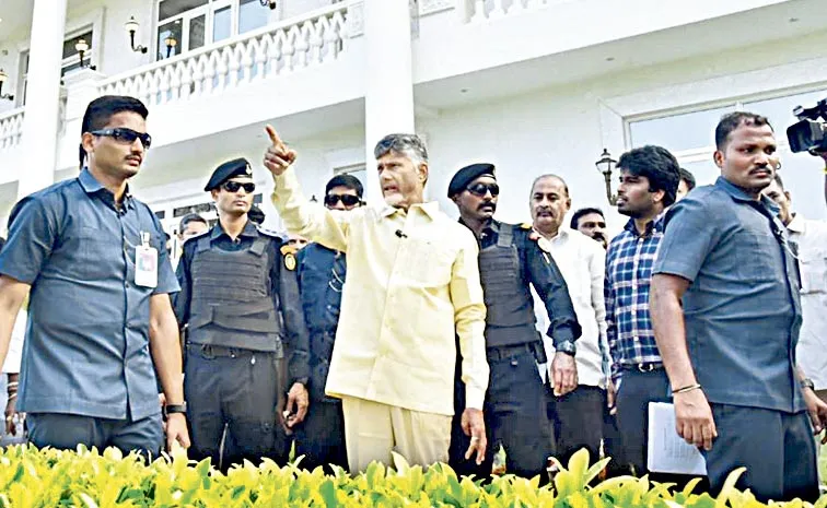 CM Chandrababu Appreciate YS Jagan Over Rushikonda Govt Buildings: Andhra pradesh