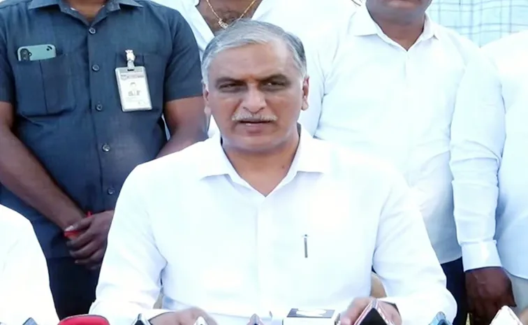 BRS MLA Harish Rao Satirical Comments On Congress Govt