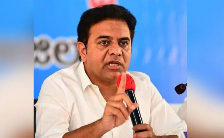 BRS MLA KTR Satirical Comments Over Congress Govt