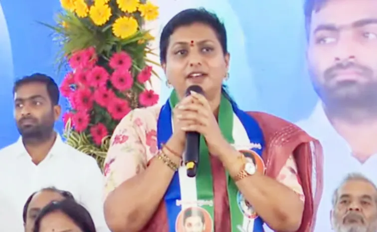 Ex Minister Roja Satirical Comments On CM Chandrababu Govt