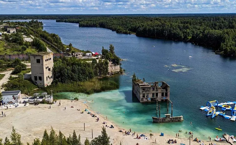 Rummu Underwater Prison In Estonia Luxury Beachside Resort