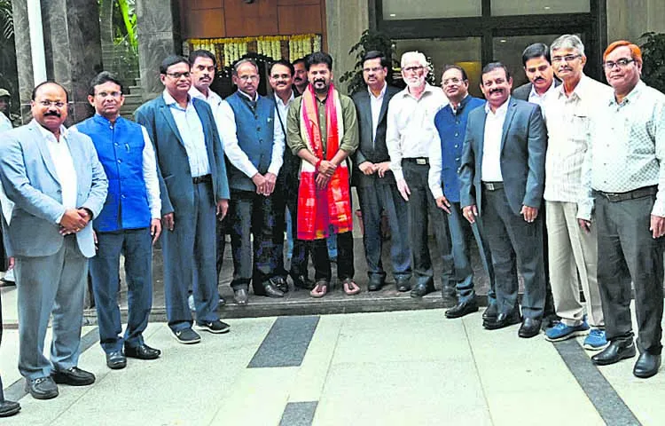 Chief Minister Revanth Reddy in a meeting with the new VCs